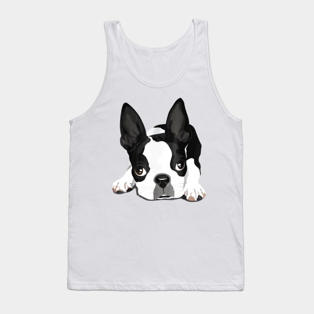 Boston Terrier Puppy Dog Tank Top by Xamgi
